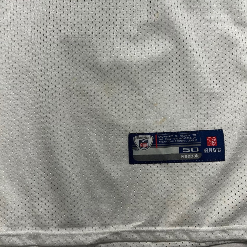 New York Jets Mark Sanchez Reebok NFL Jersey White Green Stitched Size 50 NEW - Picture 5 of 9